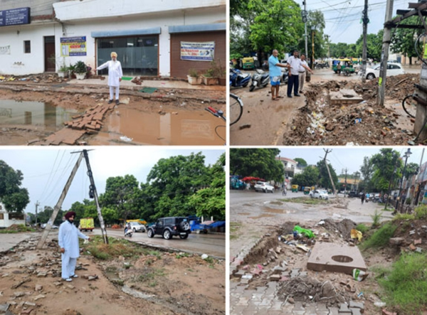 People are upset because of the delay in the widening of the road from Phase-7 to Phase-11
